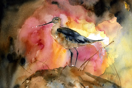 Click painting to link to Heron Dance web page